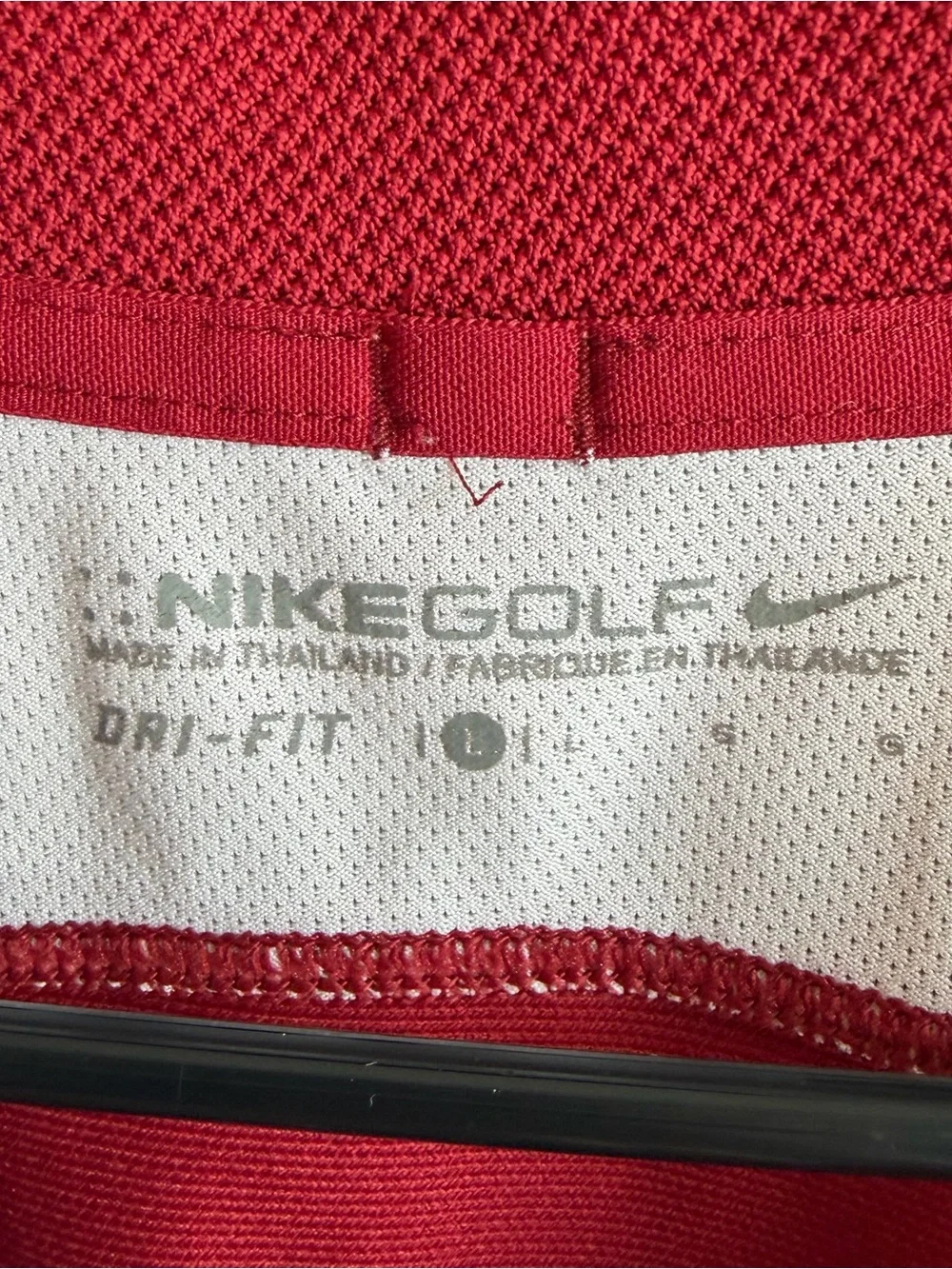 Nike Golf Arkansas Razorbacks Dri Fit Performance Polo Red - Men’s Large